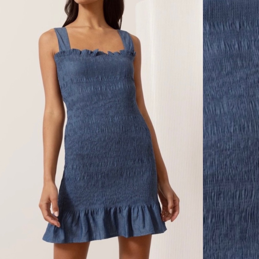 Modern Citizen Smocked Dress - small - Picture 2 of 3